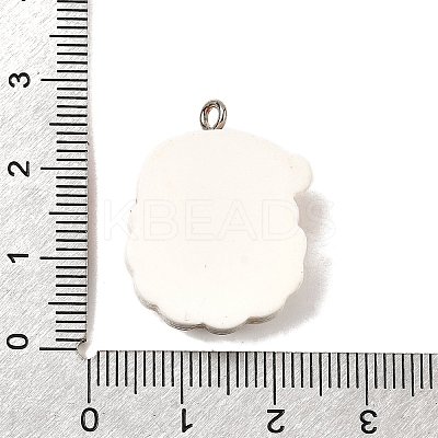 Christmas Opaque Resin Pendants FIND-I057-04P-11-1