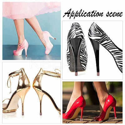 8Pair PVC High Heel Stoppers Protector FIND-GF0002-08A-1