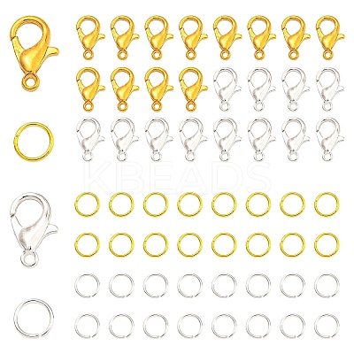 200Pcs Zinc Alloy Lobster Claw Clasps DIY-YW0010-30-1