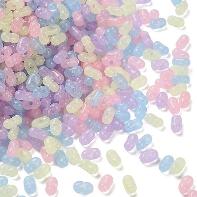 Luminous Transparent Acrylic Beads LACR-D009-01J-1