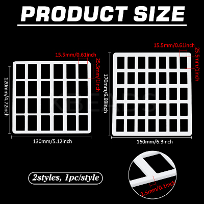 Acrylic Drawing Painting Stencils Templates DIY-BC0015-50E-1
