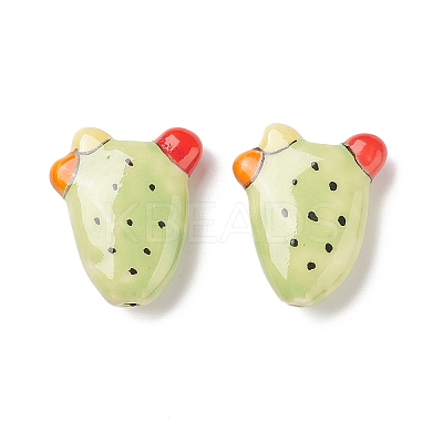 Handmade Porcelain Beads X-PORC-G002-16B-1