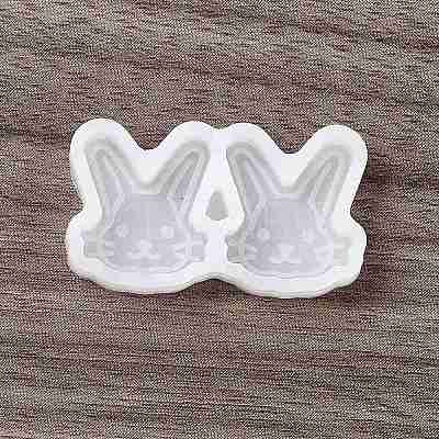 Easter Theme Ear Stud Ornament Silicone Molds DIY-J009-01C-1