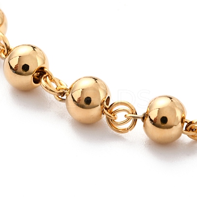 304 Stainless Steel Charm Bracelets STAS-B021-16G-1