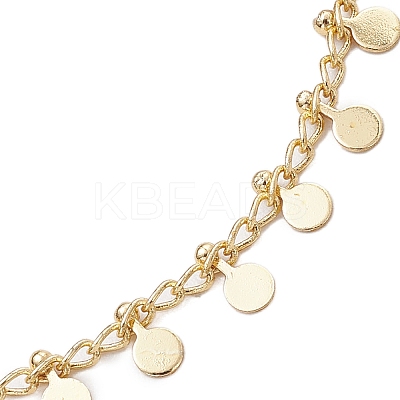Brass Curb Chain Bracelet Makings AJEW-JB01323-1