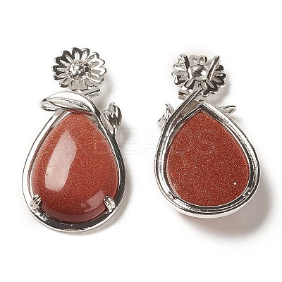 Synthetic Goldstone Pendants G-A031-02P-06-1