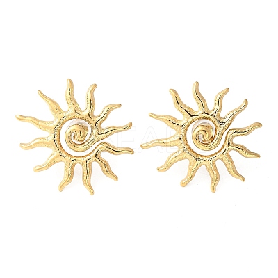 304 Stainless Steel Stud Earrings for Women EJEW-Z092-03G-01-1