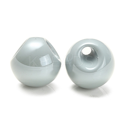 Opaque Acrylic Beads OACR-G012-01I-1