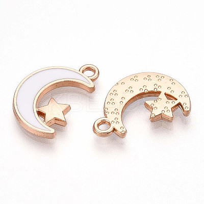 Alloy Enamel Pendants ENAM-T022-09B-1