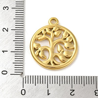 Ion Plating(IP) 304 Stainless Steel Pendants STAS-C104-04G-1