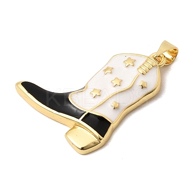 Brass Enamel Pendants KK-A296-48B-G02-1