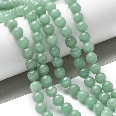 Natural Green Aventurine Round Beads Strands LS-G-S150-8mm-2-1