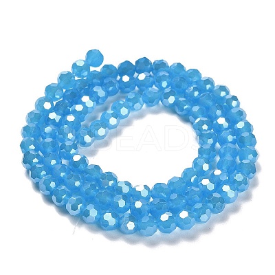 Electroplate Glass Beads Strands LS-EGLA-A035-J6mm-A07-1