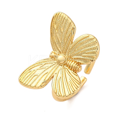 Brass Open Cuff Rings for Women LS-RJEW-G341-04G-02-1