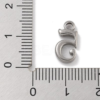 Anti-Tarnish 304 Stainless Steel Charms STAS-D197-03P-1