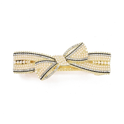 Alloy Crystal Rhinestone Hair Barrettes PHAR-D011-04LG-1