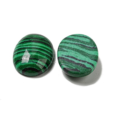 Synthetic Malachite Cabochons G-G075-05-1