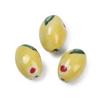 Handmade Porcelain Beads PORC-I029-01-1