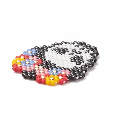 Handmade Japanese Seed Loom Pattern Seed Beads PALLOY-MZ00067-01-1