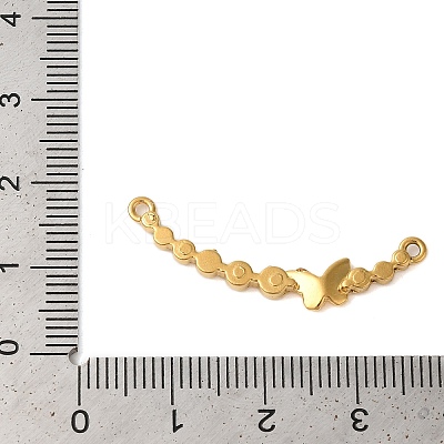 PVD Vacuum Plating 304 Stainless Steel Rhinestone Links STAS-L081-001G-1