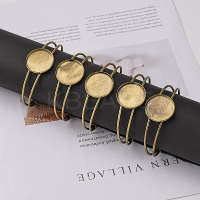 DIY Brass Cuff Bangle Making DIY-X0292-64AB-1