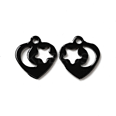 Spray Painted 201 Stainless Steel Charms STAS-G304-15C-1
