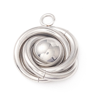 Non-Tarnish 304 Stainless Steel Pendants STAS-A059-04P-1