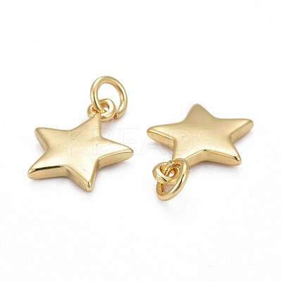 Brass Pendants X-KK-Z008-16G-1