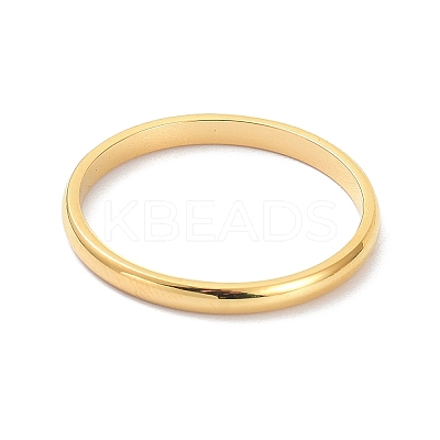 2mm Polished Plain Dome Finger Ring for Girl Women LS-RJEW-C012-05D-G-1