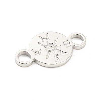 Tarnish Resistant 304 Stainless Steel Connector Charms STAS-I202-33P-1