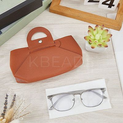 1Pc Imitation Leather Eyeglass Cases AJEW-CN0005-84A-1