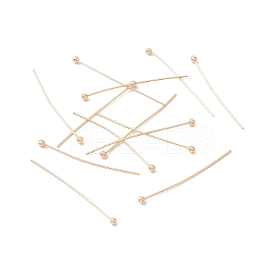 Brass Ball Head Pins KK-WH0058-02C-G02-1
