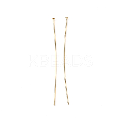 Brass Flat Head Pins X-KK-WH0058-03D-G01-1