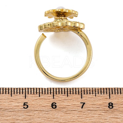 Dasiy Rotatable Open Cuff Rings for Women LS-RJEW-C118-06G-1