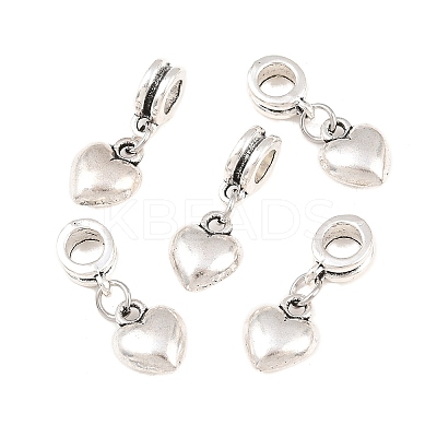 Valentine Day Gift Ideas for Men Alloy European Dangle Charms PALLOY-JF00001-28-1