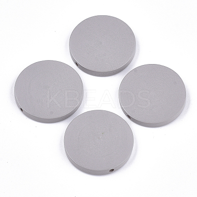 Painted Natural Wood Beads X-WOOD-S049-02A-07-1