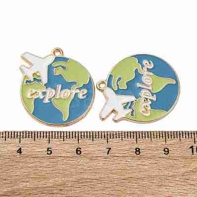 Alloy Enamel Pendants LS-ENAM-V002-03KCG-1