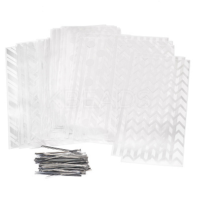 4 Styles OPP Cellophane Candy Storage Bags Sets ABAG-TAC0013-20A-03-1