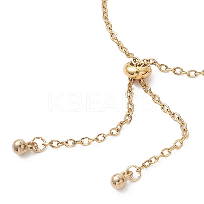 304 Stainless Steel Cable Chain Slider Bracelet Making BJEW-JB12810-02-1