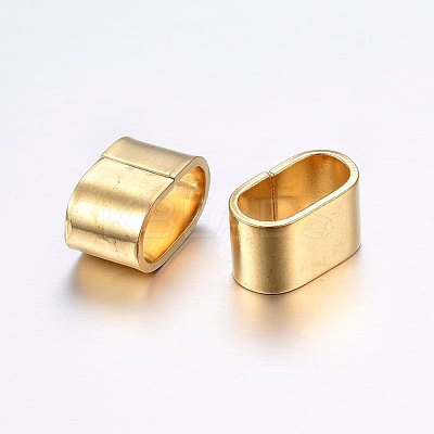 304 Stainless Steel Slide Charms/Slider Beads STAS-E436-23G-1