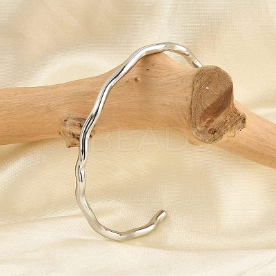 Non-Tarnish 304 Stainless Steel Cuff Bangles BJEW-H323-01P-1