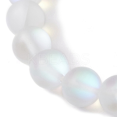 Beach Starfish Dyed Synthetic Turquoise Bead Bracelets BJEW-JB10252-02-1