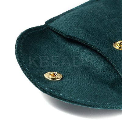 Velvet Jewelry Storage Pouches with Snap Button for Bracelets Necklaces Earrings ABAG-P013-01A-1