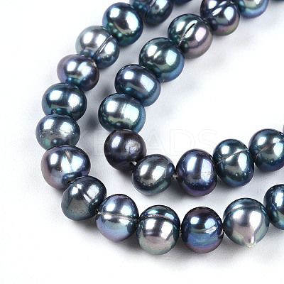 Natural Cultured Freshwater Pearl Beads Strands PEAR-N013-05C-02-1