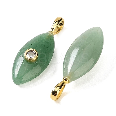 Natural Green Aventurine Pendants GG-CBA1AE1-02G-02-1