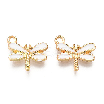 Light Gold Plated Alloy Charms ENAM-T009-02F-1