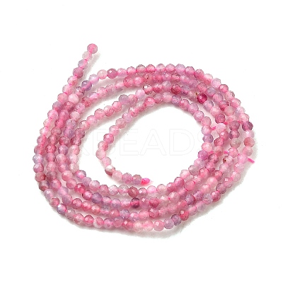 Natural Pink Tourmaline Beads Strands G-N342-33A-1