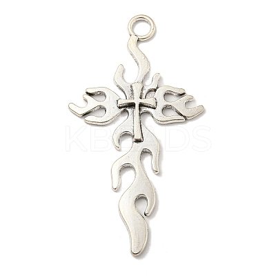 Tibetan Style Alloy Big Pendants LS-TIBE-L013-02AS-01-1