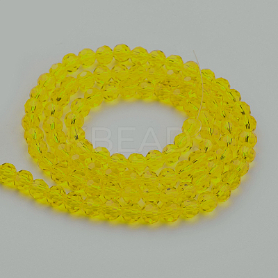 Transparent Glass Bead Strands GLAA-G013-10mm-68-1