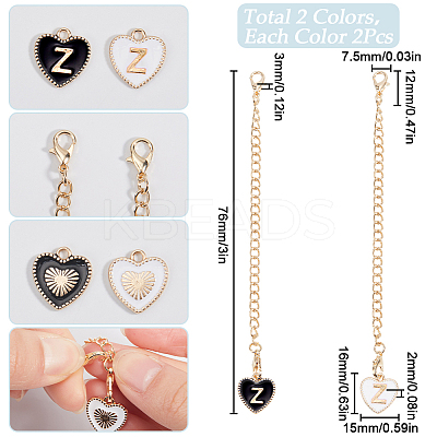 2 Sets Alloy Enamel Cup Pendant Decorations HJEW-SC0001-56Z-1